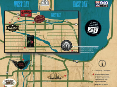 Traverse City Ale Trail map