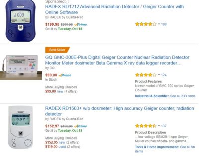 OF COURSE you can buy Geiger Counters on Amazon!