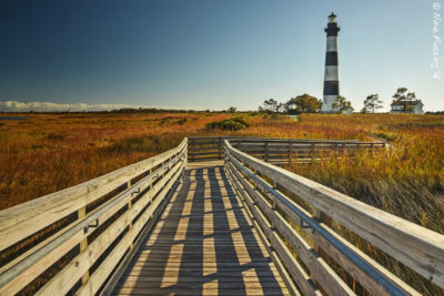 Bodie Island Light and grounds