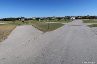 View further down C loop. Site C17 on left with C15, C13 behind.