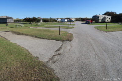 View down B loop. Site B23 on left with B21, B19 behind.