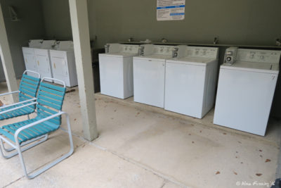 View of laundry machines (next to facilities)