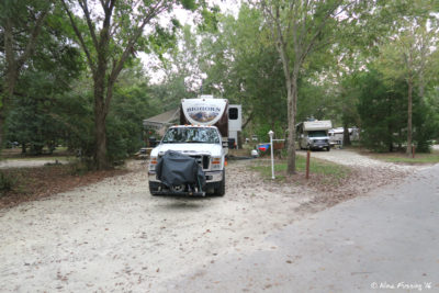 View of east-side loop sites. This is #74 with #73 to right of it.