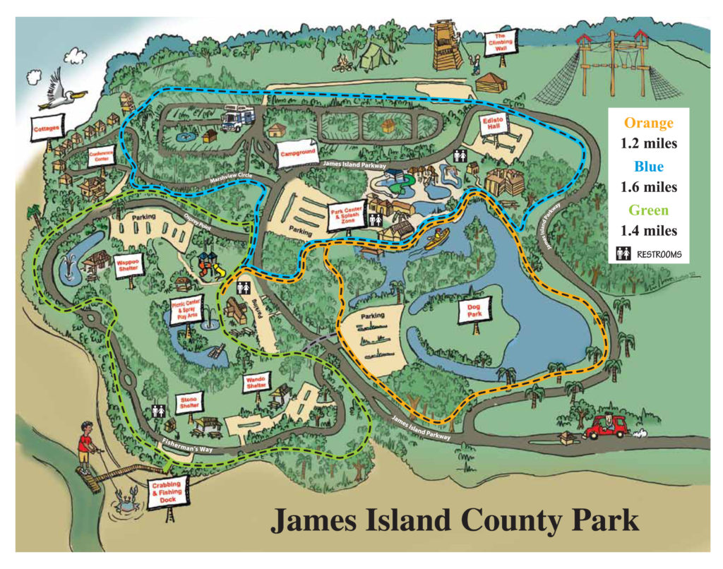 View of trail map