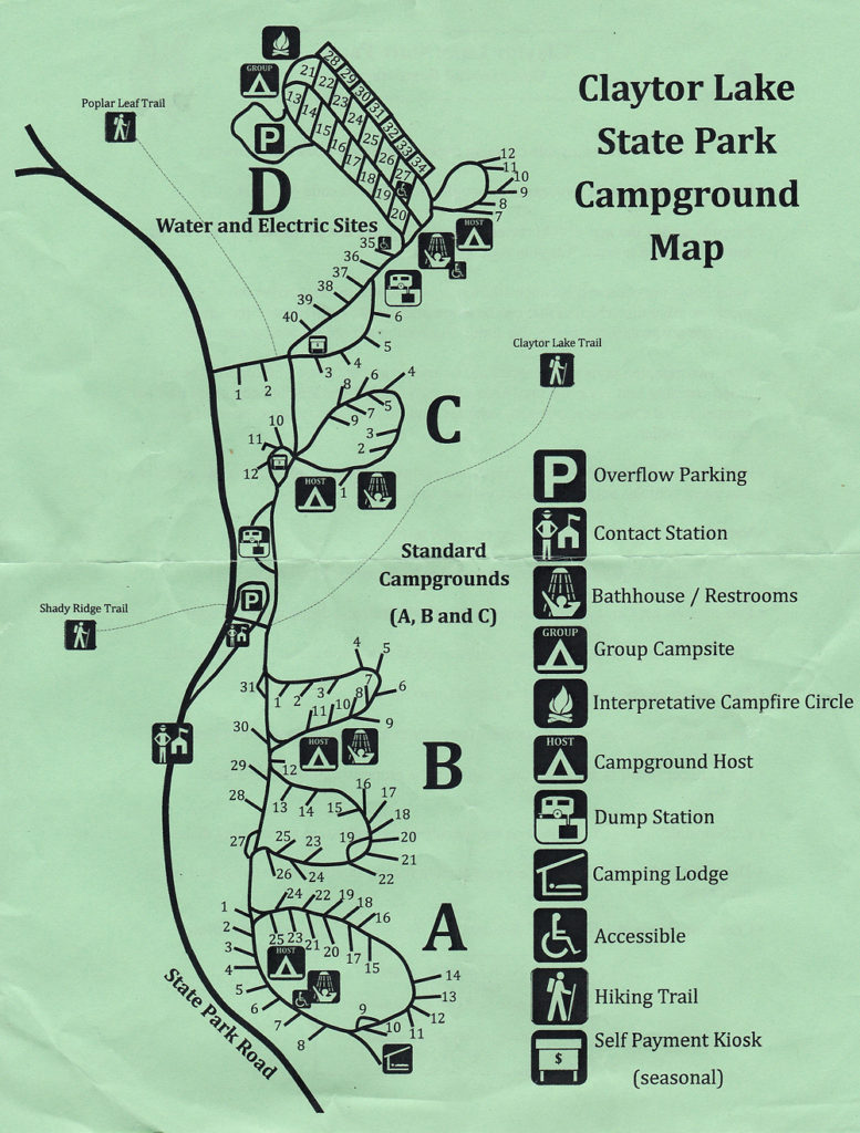 Claytor Lake Campground Map