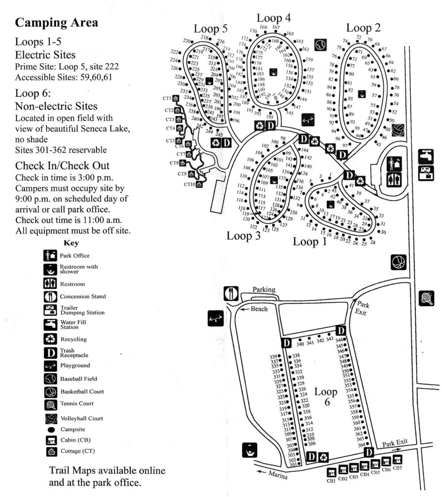 SP Campground Review – Sampson State Park, Romulus, NY – Wheeling It